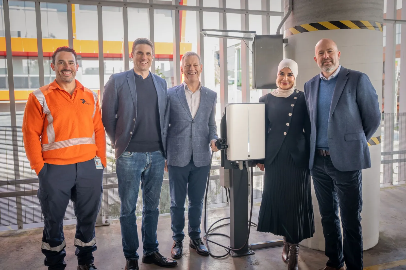 vehicle to grid launch group photo