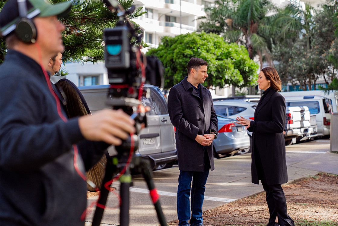 Ausgrid's Nick Black Drive Photo Shoot August 2024