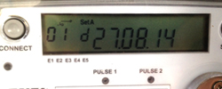Reading your meter - date field
